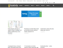 Tablet Screenshot of kreativita.info